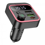 Auto Bluetooth saatja Hoco QC3.0 PD 20W E85 must