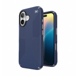 Speck Presidio2 Grip &uuml;mbris seadmele iPhone 16, Coastal Blue / Dust Gray / White v&auml;rvitoonis