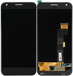 Ekranas Google Pixel XL su lietimui jautriu stikliuku Black originalus (used Grade B)