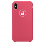 Dėklas "Silicone Case" skirtas iPhone Xs Max / Hibiscus / su įpakavimu