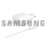 Įkroviklis Samsung EP-TA845 baltas 45W (No Package) + Type-C 180cm laidas / 100% Genuine /