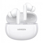 Ugreen HiTune T6 juhtmevabad k&otilde;rvaklapid ANC funktsiooniga + USB-A - USB-C kaabel valged