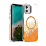 Epoxy Mag &uuml;mbris iPhone 12 / 12 Pro 6,1" oranž
