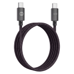 Forever Vibe kaabel USB-C - USB-C 1,0 m 60W tumehall