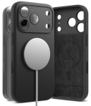 Ringke MagSafe silikoonist &uuml;mbris seadmele iPhone 18 Pro Max &ndash; must