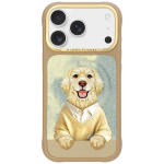 NIMMY case GENTLE PETS SERIES DOG compatible with MagSafe for IPHONE 18 Pro Max/17 Pro Max brown