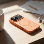 Case for iPhone 18 Pro Max / 17 Pro Max Forcell F-Protect Chromatic Premium compatible with MagSafe orange