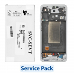 ServicePack LCD Ekranas SAMSUNG A56 5G A566B - pilka GH82-36829B