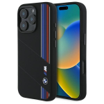 BMW Silicone Cut Tricolor Lines MagSafe &Uuml;mbris jaoks iPhone 16 Pro Max - must