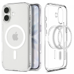 SPIGEN &uuml;mbris ULTRA HYBRID MAG compatible with MagSafe jaoks IPHONE 17 clear valge