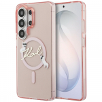 Karl Lagerfeld IML KC Script MagSafe &Uuml;mbris for Samsung Galaxy S26 Ultra - roosa