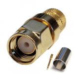 SMA-male Crimp Connector jaoks RG6 Kaabel