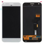 Ekranas Google Pixel XL su lietimui jautriu stikliuku White originalus (service pack)