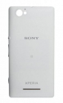 Galinis dangtelis Sony Xperia M white baltas originalus (used Grade A)