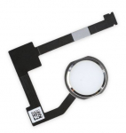 Lanksčioji jungtis skirta iPad Air 2/Mini 4/iPad Pro 12.9 1st gen 2015 HOME mygtuko su Touch ID sidabrinė HQ