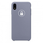 Dėklas "Silicone Case" skirtas iPhone XR / Levander Gray / su įpakavimu