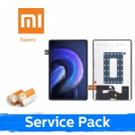 LCD ekranas suderinamas su Xiaomi Mi Pad 6 juodas su rėmeliu (Service Pack)