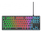Trust GXT 833 Thado TKL keyboard Gaming USB QWERTY US English must