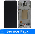 Ekranas skirtas Samsung A356 A35 5G su rėmeliu / Lilac / (Service Pack)