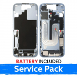Apple iPhone 17 keskkere korpus + aku / Udusinine / (Hoolduspackett)