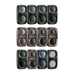 Freewell 12 filtriga komplekt DJI Osmo Pocket 4P kaamerale: ND8 / ND16 / ND32 / ND64 / ND8/PL / ND16/PL / ND32/PL / ND64/PL / ND1000 / CPL / Glow Mist 1/4 / valgusreostusfilter