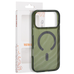Tecto Shield Desert Mag &uuml;mbris mudelile iPhone 17 Pro Max 6,9" / iPhone 18 Pro Max 6,9", tume oliivroheline