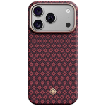 Benks Case Magnetic Armor Air Armor Grid Kevlar Metal Frame 600D (C.K.FL.AP.JX.0072) for iPhone 18 Pro/17 Pro burgundy