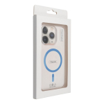 Case for Samsung S26 FE / S25 FE Drop Glue Colorful Ring Mag Cover compatible with MagSafe light blue