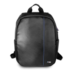 BMW Carbon Navy Stripe backpack jaoks a 16" laptop - must
