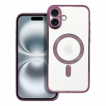 ELECTRO MAG COVER dėklas telefonui suderinamas su Magnetiniu IPHONE 16 Plus violetinis