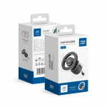 BLUE STAR magnetinis automobilinis laikiklis oro angai, suderinamas su MagSafe BARREL, juodas