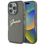 Guess IML Heart &Uuml;mbris jaoks iPhone 16 Pro Max - must