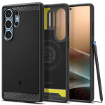 Spigen Rugged Armor Mag &Uuml;mbris jaoks Samsung Galaxy S25 Ultra - must