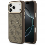 GUESS &uuml;mbris jaoks IPHONE 17 Pro Max compatible with MagSafe GUHMP17XP4MSEGCW (PU 4G W/ Classic) brown