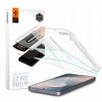 Spigen Glas.tR "EZ Fit Pro" Karastatud klaas 2-pack jaoks Samsung Galaxy S25 FE
