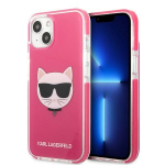 KARL LAGERFELD KLHCP13STPECPI IPHONE 13 MINI 5.4 "DĖKLAS FUCHSIA/FUSCHIA CHOUPETTE HEAD
