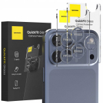 Spacecase Kameros stiklas Quickfit Camera iPhone 17 Pro / 17 Pro Max mėlynas