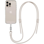 Laidas ENERGEA Lasso Lanyard virvutė telefonui USB-C - USB-C 1.5m 240W smėlio