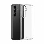Crong Crystal Shield Cover - &uuml;mbris Samsung Galaxy S25 jaoks (l&auml;bipaistev)