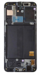 LCD screen Samsung A405 A40 2019 koos touch screen ja frame Must original (assembled service pack)