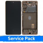 Ekranas skirtas Samsung G780 S20 FE (G781 S20 FE 5G) su rėmeliu / Cloud Orange / (Service Pack)