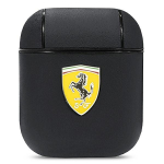 Ferrari FESA2LEBK AirPods cover must/must Jaoks Track Leather
