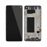 LCD ekranas suderinamas su Samsung G975 S10 Plus su rėmeliu / Prism Black / HQ