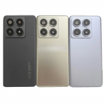 Galinis dangtelis skirtas Xiaomi 14T Pro / Titan Gray / (su kameros stikliuku) OEM