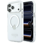 h&otilde;bedane Guess Metal Outline MagSafe &uuml;mbris iPhone 18 Pro Max / 17 Pro Max jaoks