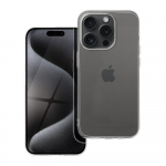 Skaidrus dėklas telefonui 2 mm IPHONE 15 Pro (kameros apsauga) permatomas