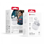 FORCELL F-AUDIO Clear Sound wireless earphones bluetooth TWS valge