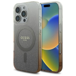 Guess IML Glitter Gradient MagSafe &Uuml;mbris jaoks iPhone 16 Pro Max - Brown