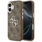 Guess 4G Big 4G Classic Logo &uuml;mbris jaoks iPhone 17 - brown and h&otilde;bedane
