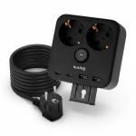 Huslog Power strip with phone hoidja HUS1055